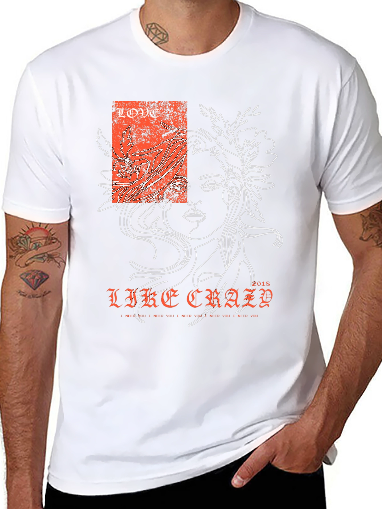 Love Like Crazy Graphic Tee - Black
