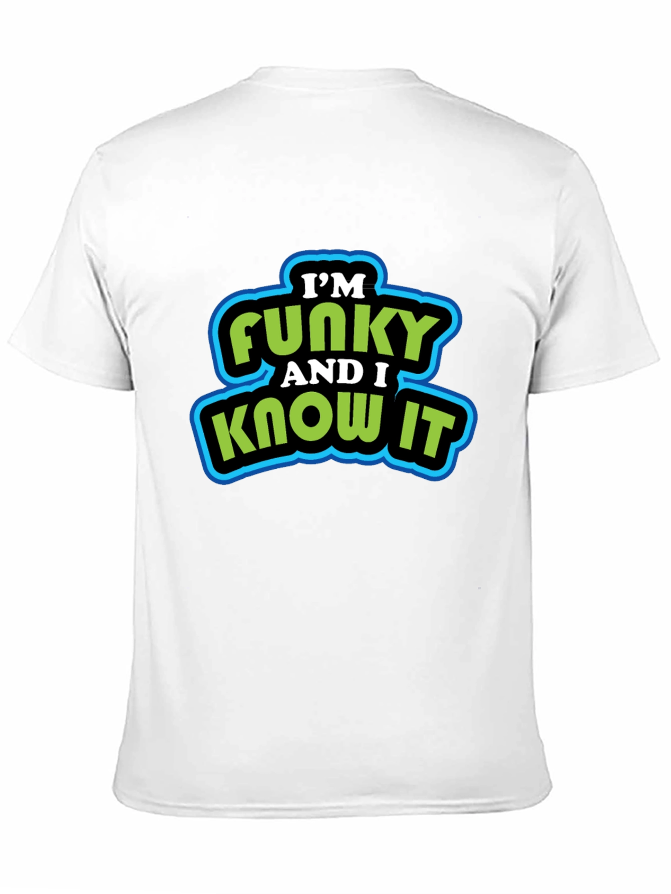 Funky and I Know It Mens Black Graphic T-Shirt