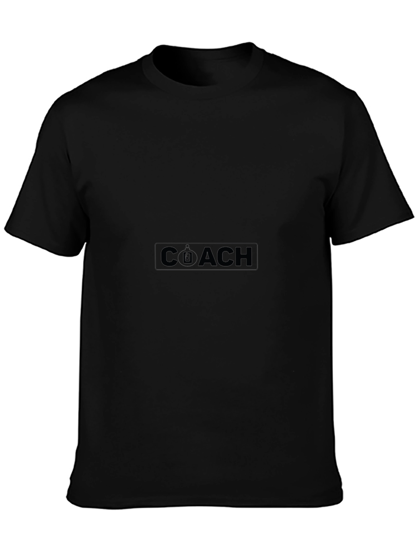 Mens Coach Graphic Black T-Shirt