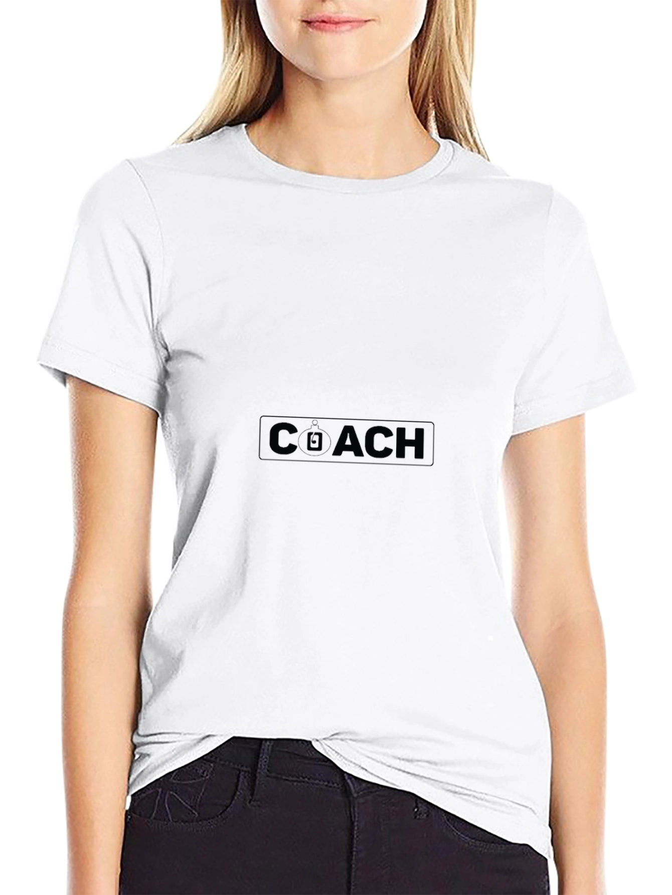 Mens Coach Graphic Black T-Shirt