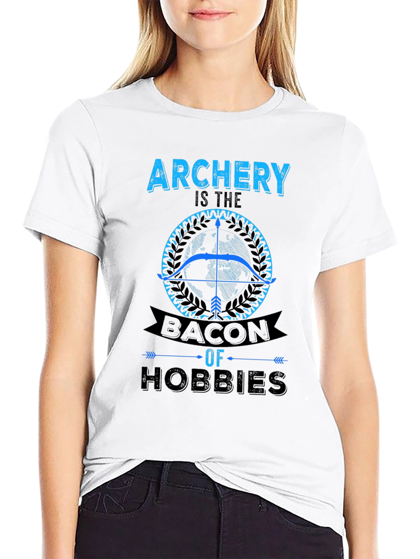 Archery Bacon of Hobbies Graphic T-Shirt