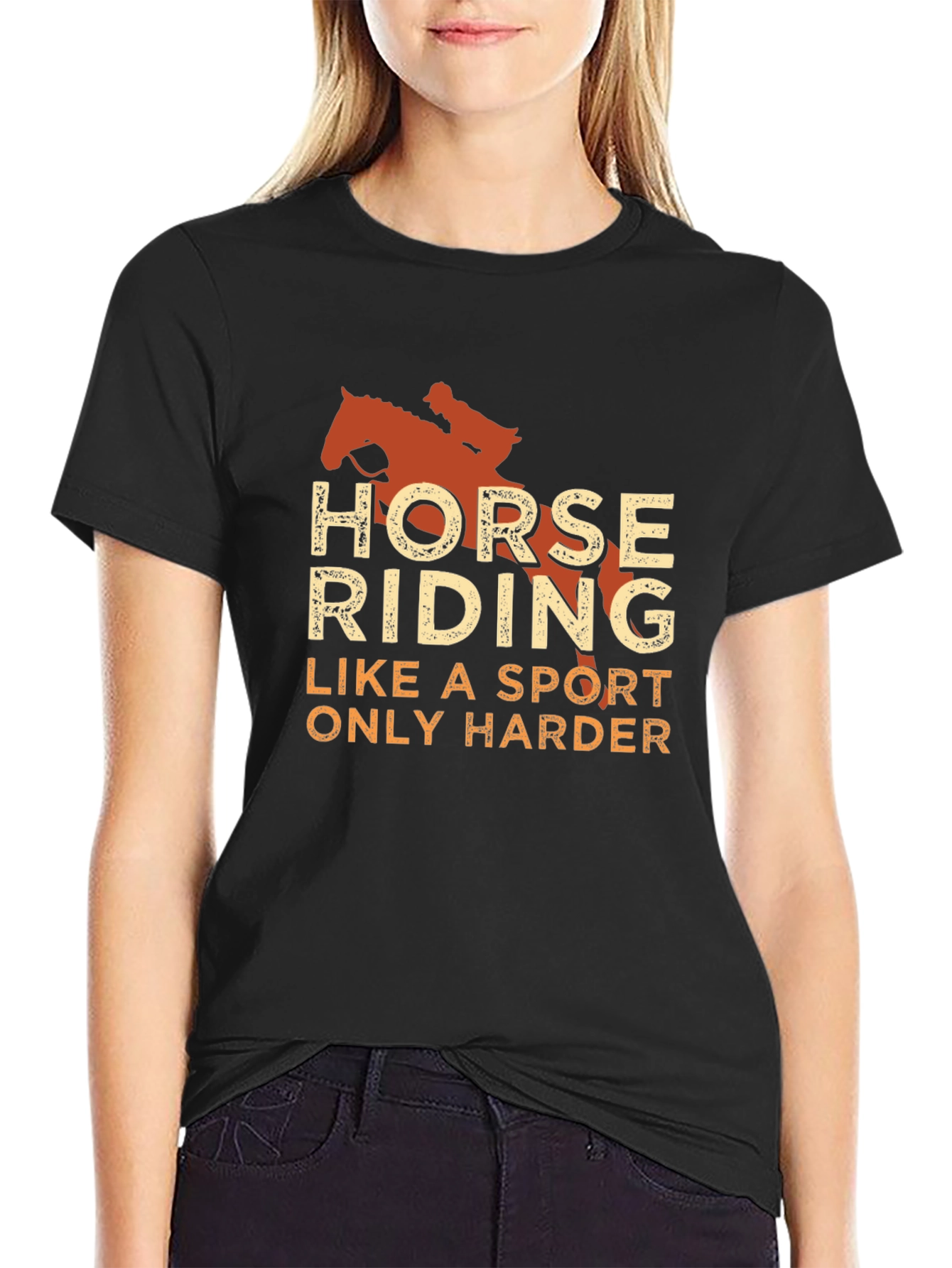 Horse Riding Sport T-Shirt - Equestrian Apparel