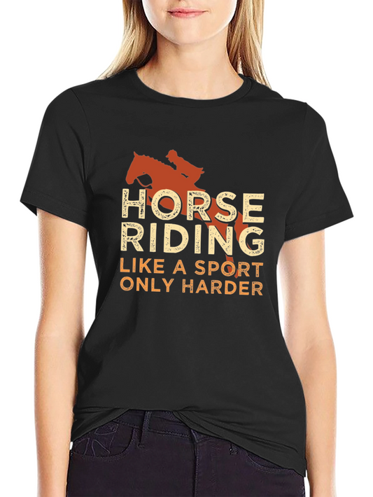 Horse Riding Sport T-Shirt - Equestrian Apparel