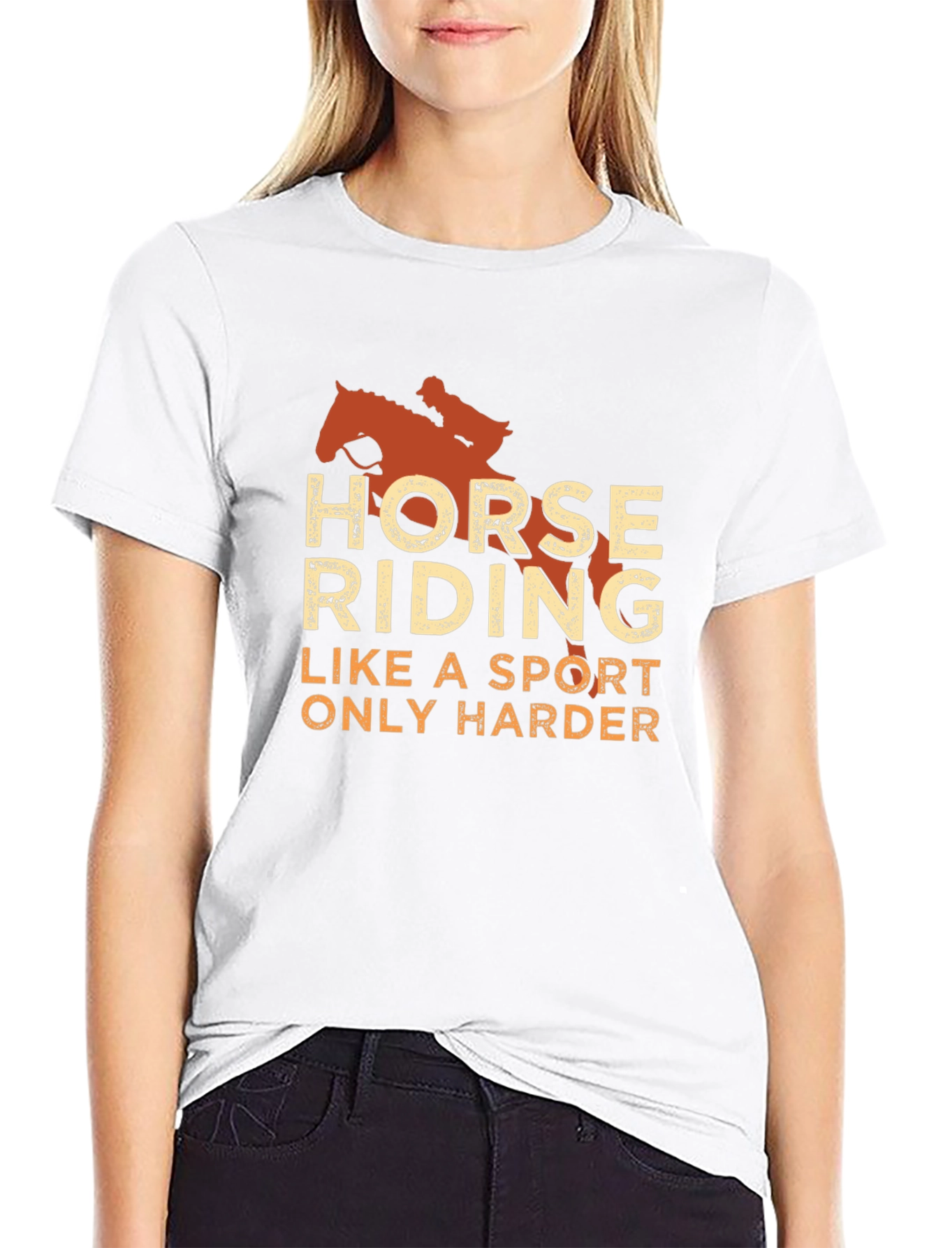 Horse Riding Sport T-Shirt - Equestrian Apparel