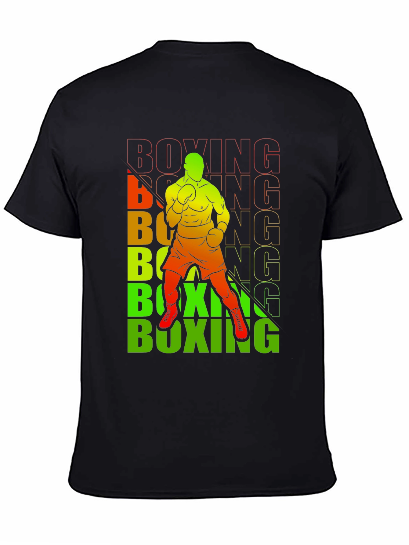 Boxing Champ Graphic Tee - Retro Style Boxing Shirt