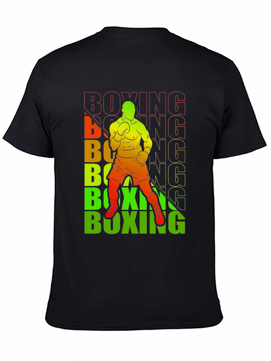 Boxing Champ Graphic Tee - Retro Style Boxing Shirt