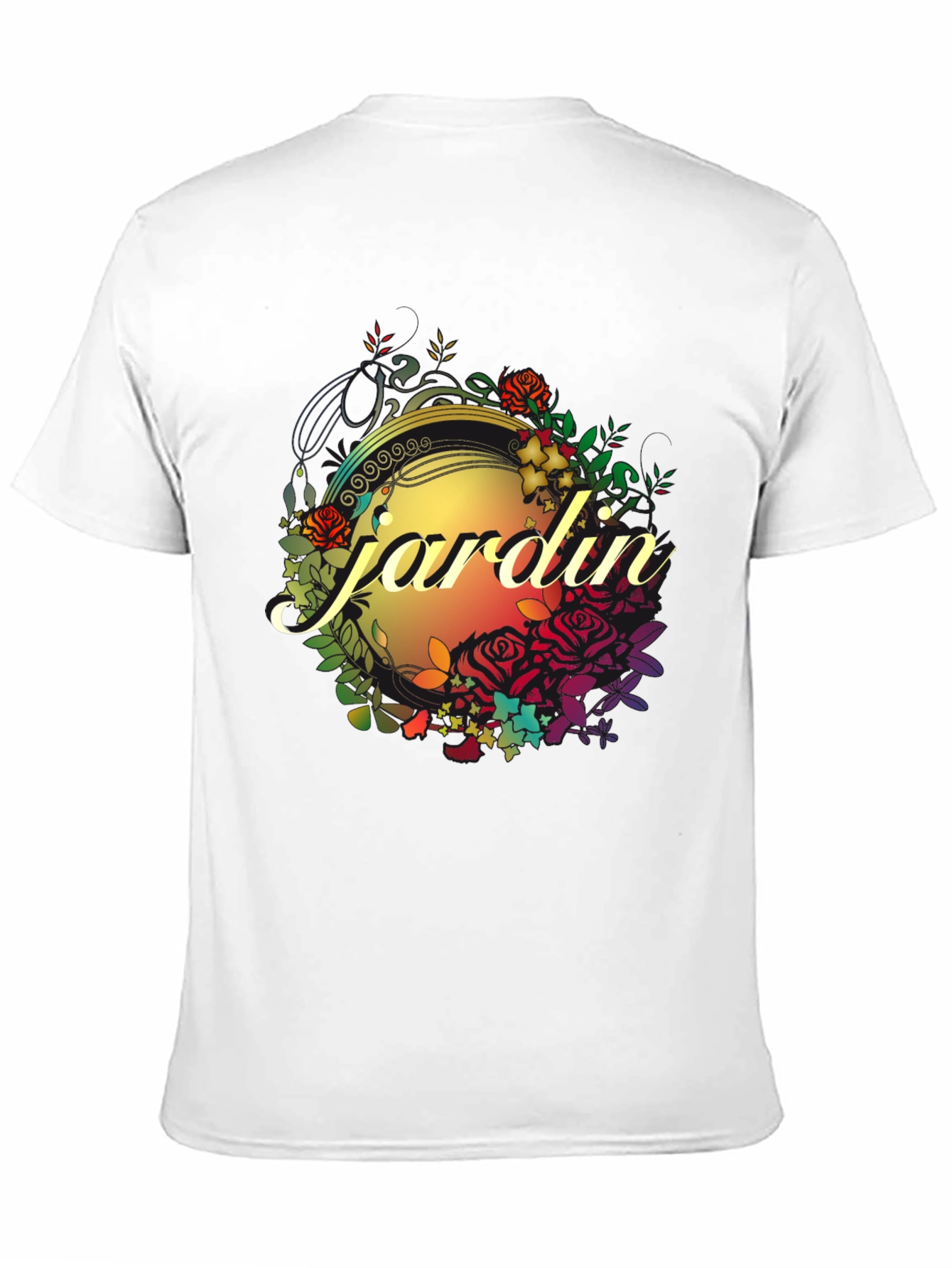 Jardin Floral Graphic Tee - Stylish Comfort
