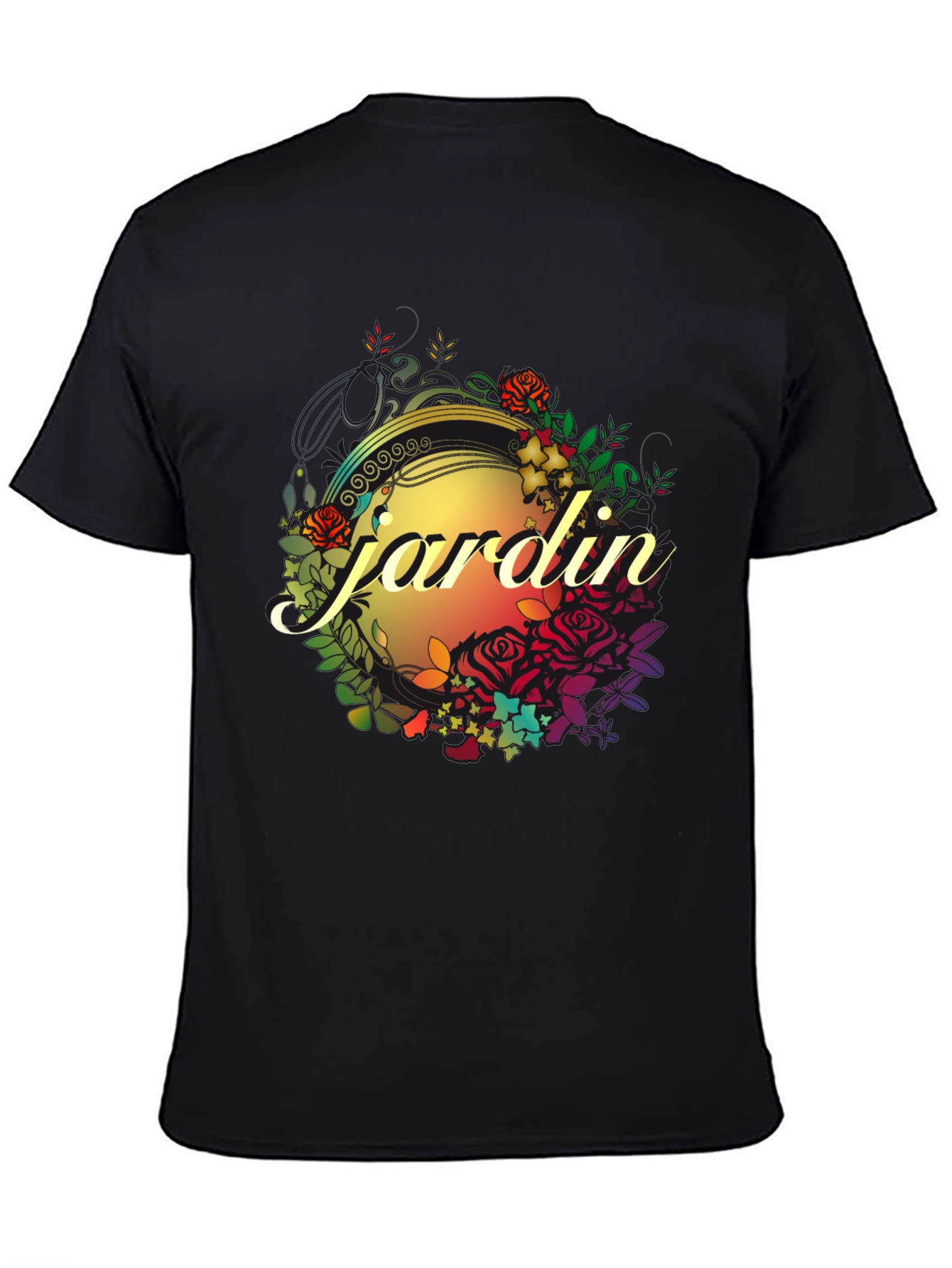 Jardin Floral Graphic Tee - Stylish Comfort