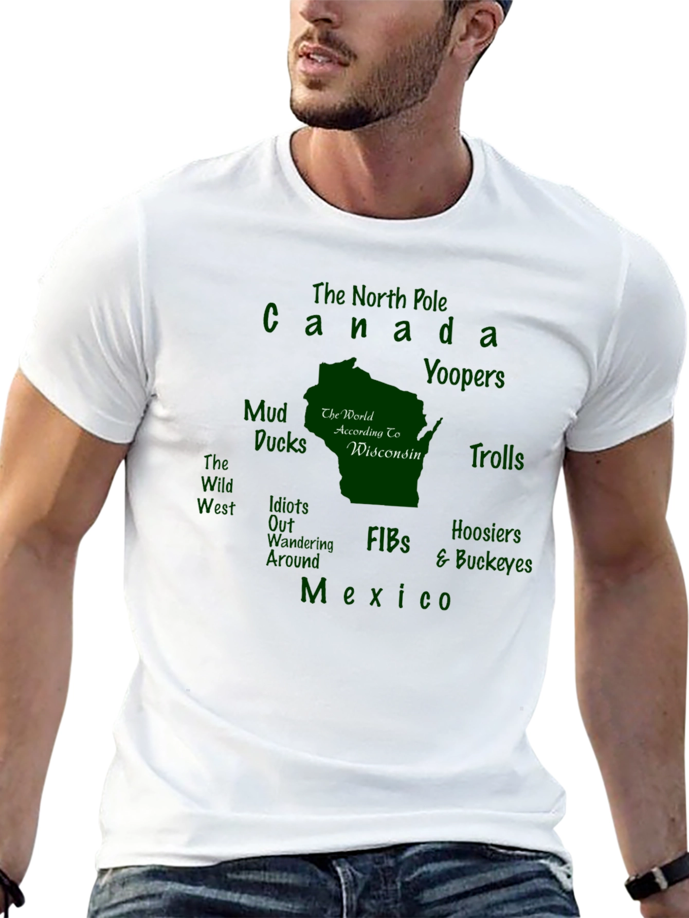 Wisconsin Map T-Shirt