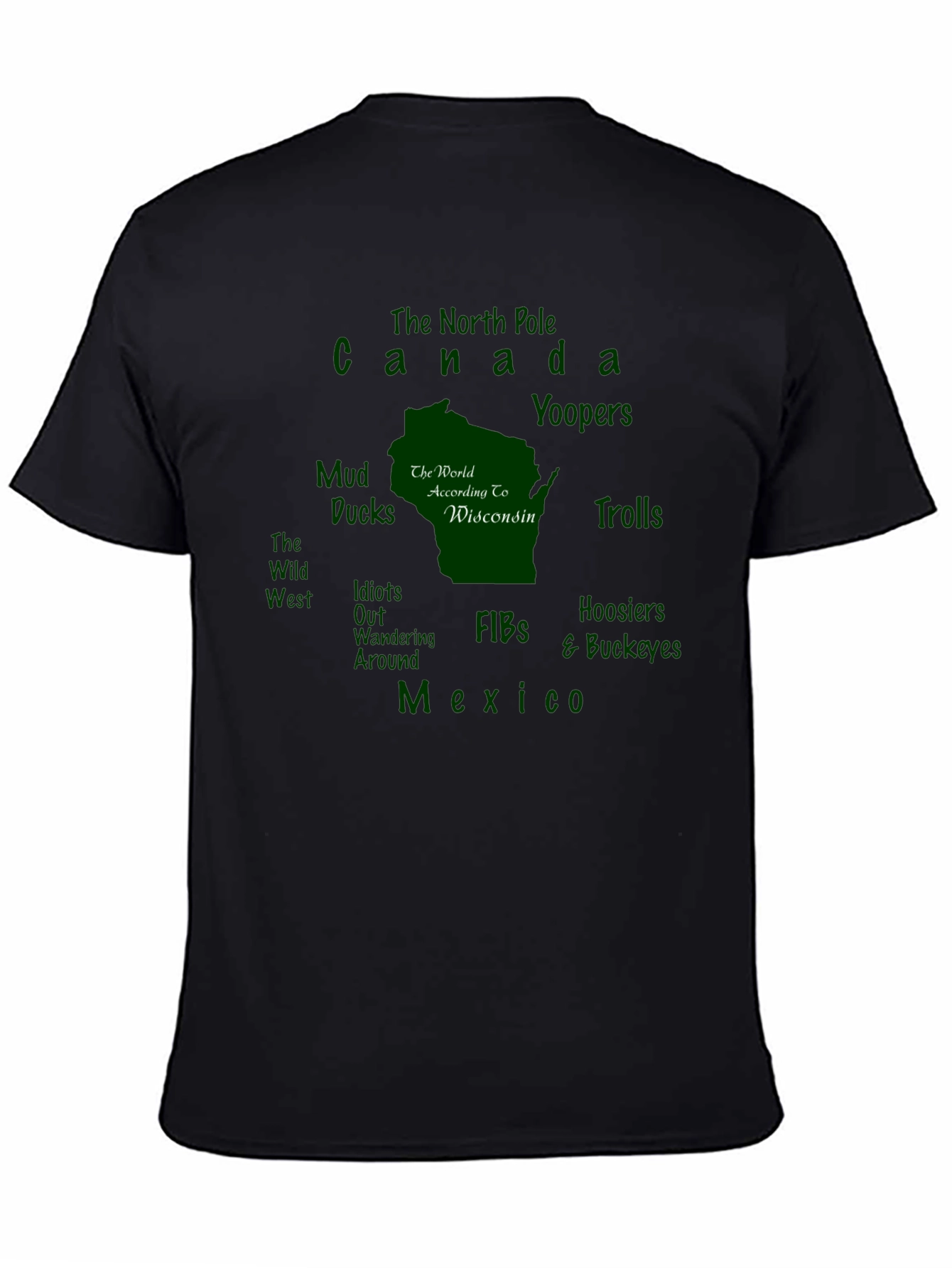 Wisconsin Map T-Shirt