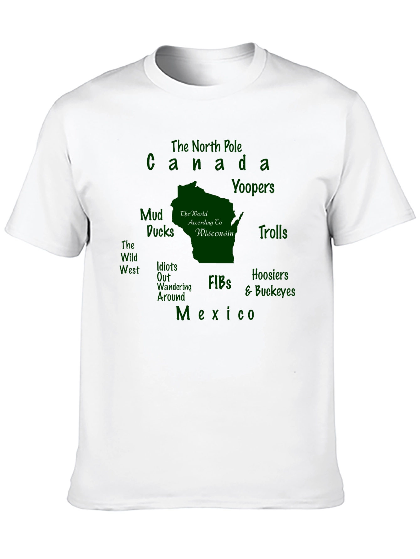 Wisconsin Map T-Shirt