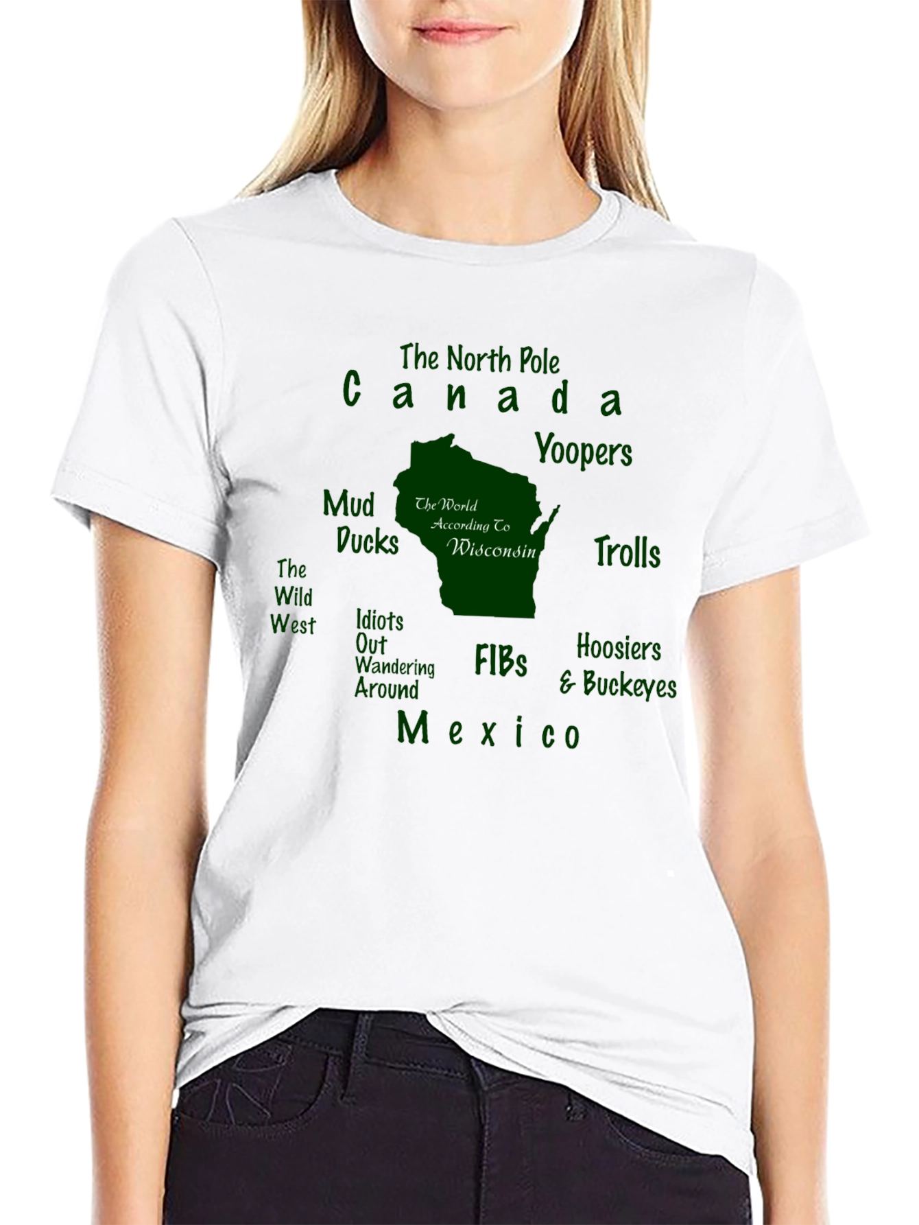 Wisconsin Map T-Shirt