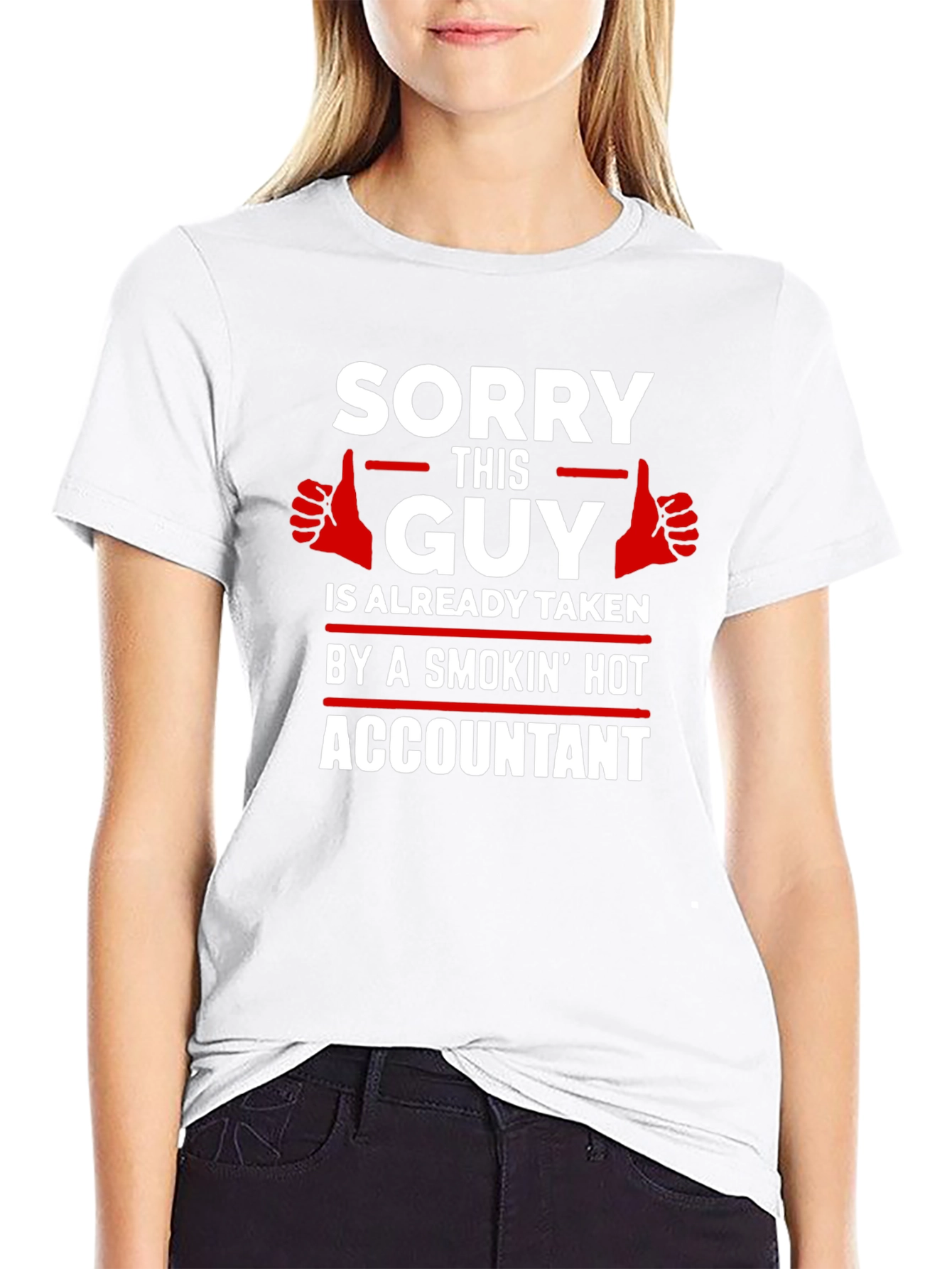 Funny Accountant T-Shirt: Sorry This Guy Is Taken