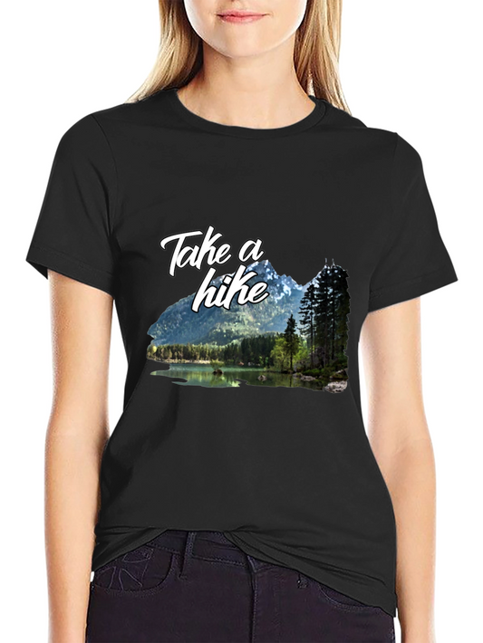 Take a Hike Black Graphic T-Shirt