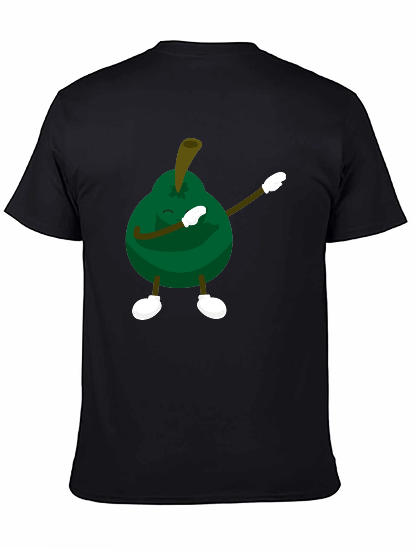 Dabbing Avocado Black T-Shirt