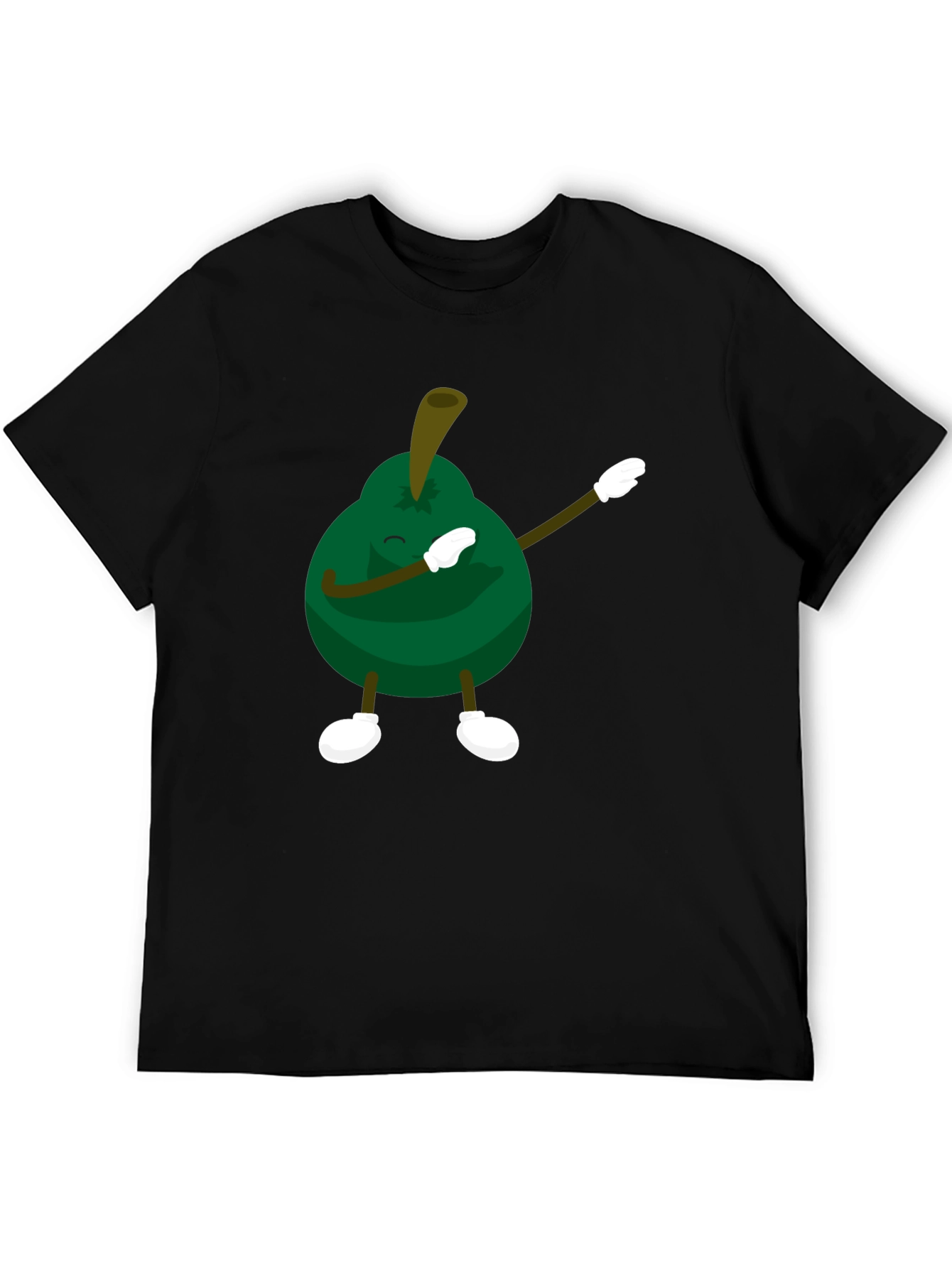 Dabbing Avocado Black T-Shirt