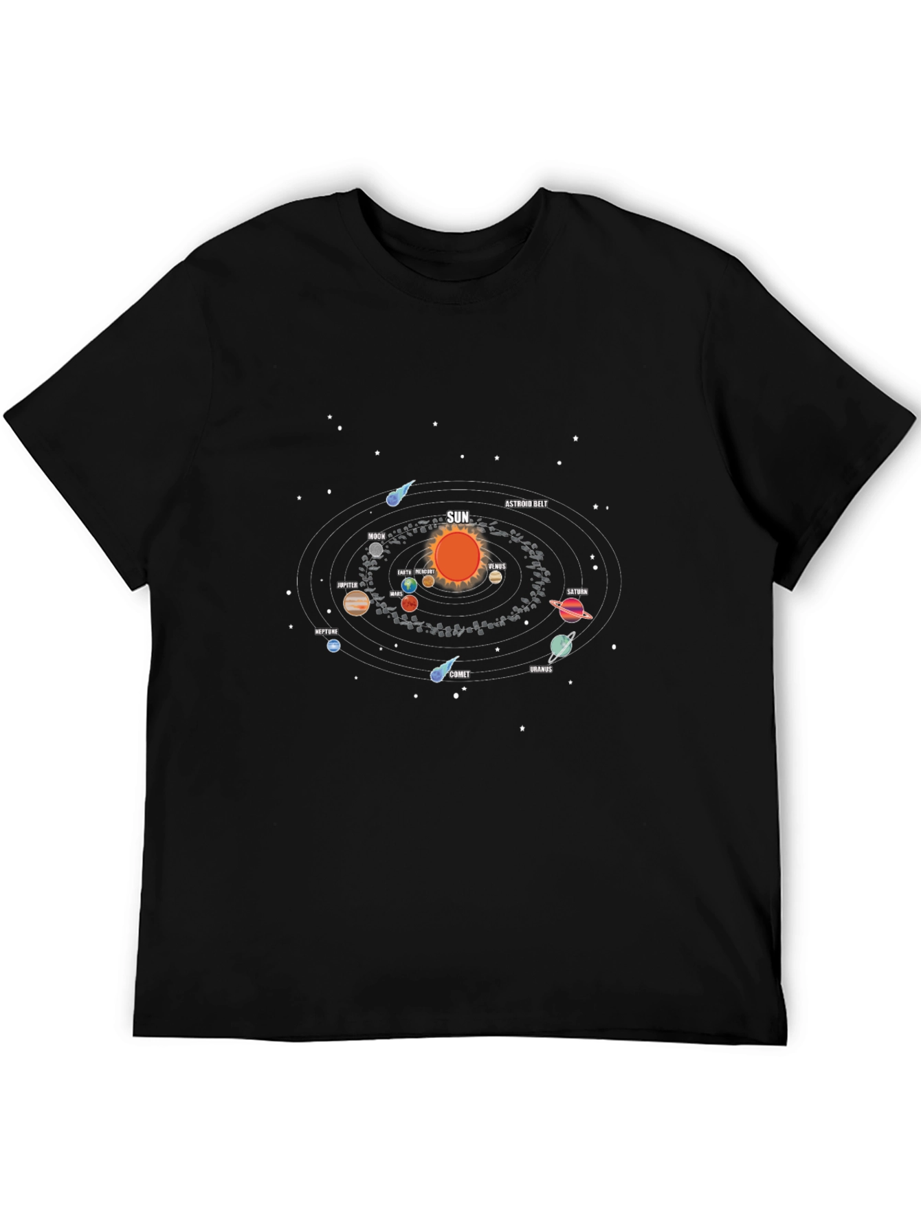 Solar System Graphic T-Shirt