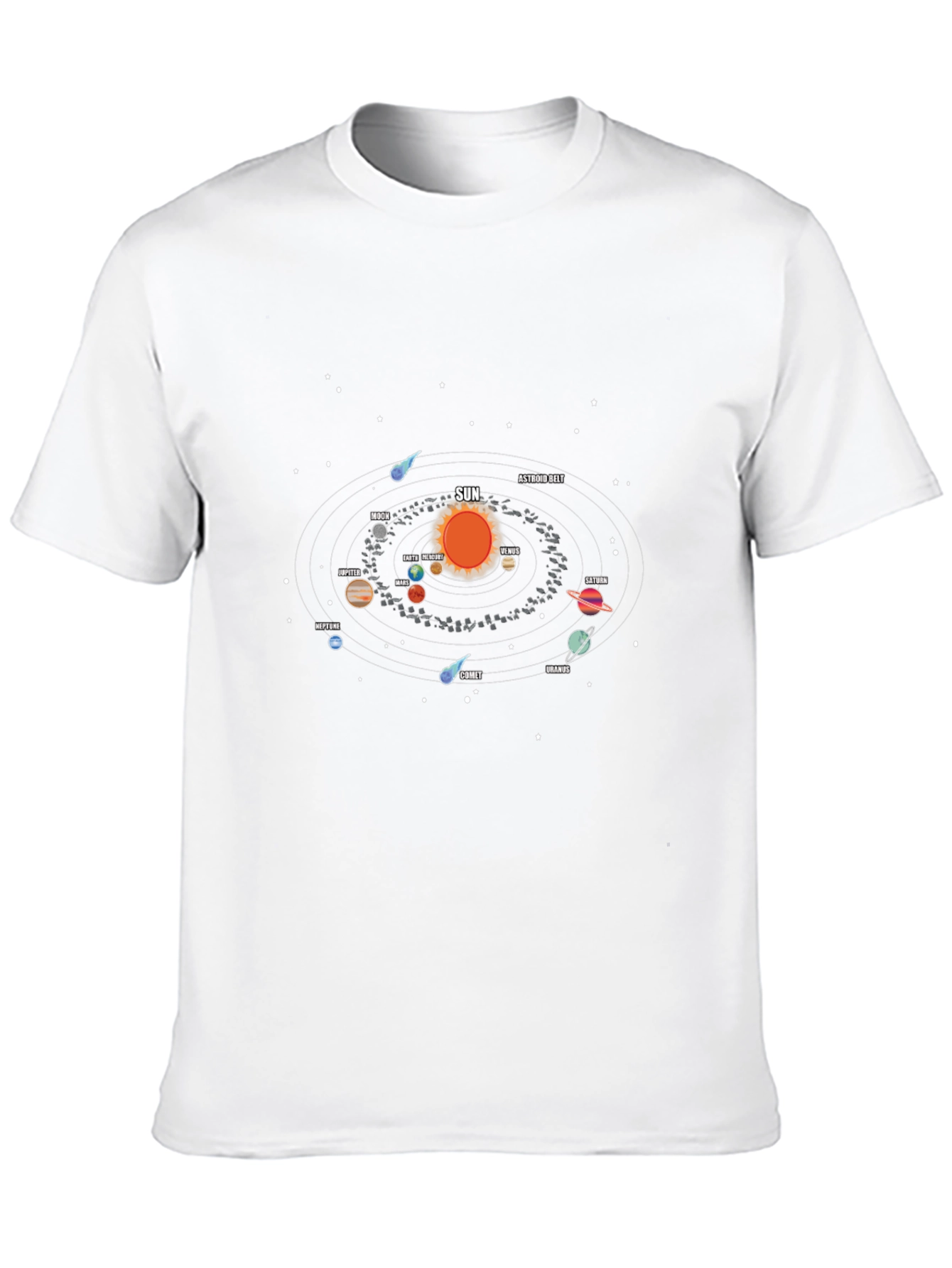 Solar System Graphic T-Shirt