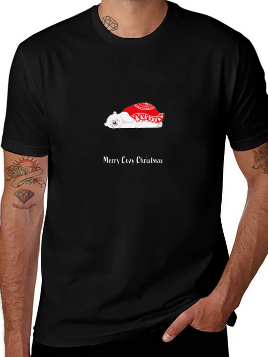 Cozy Christmas Bear T-Shirt