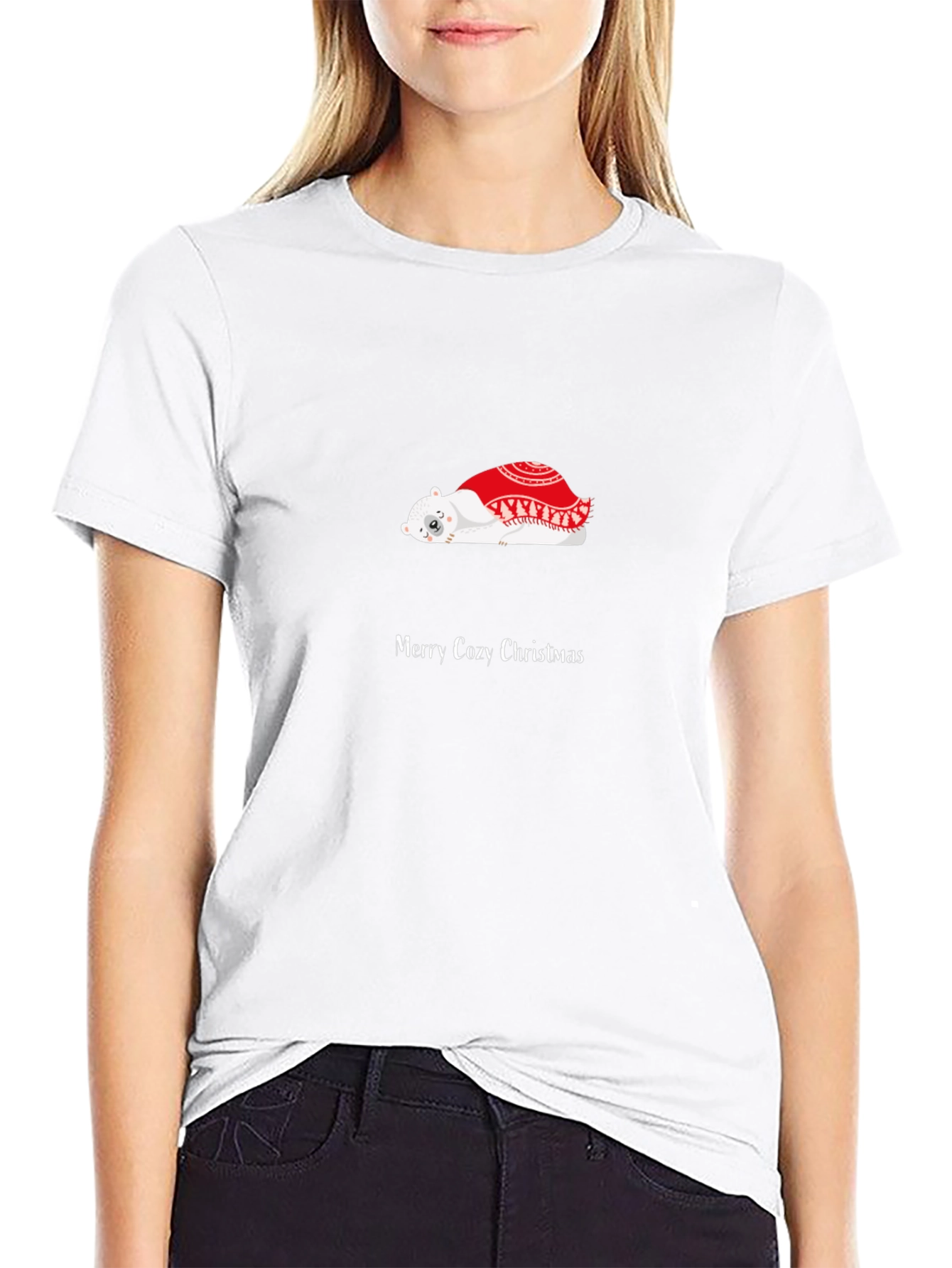 Cozy Christmas Bear T-Shirt