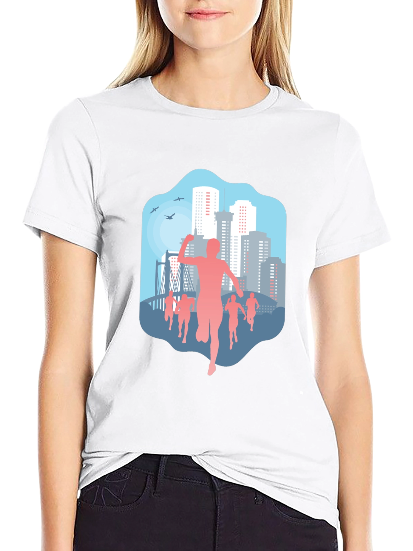 City Marathon Graphic T-Shirt