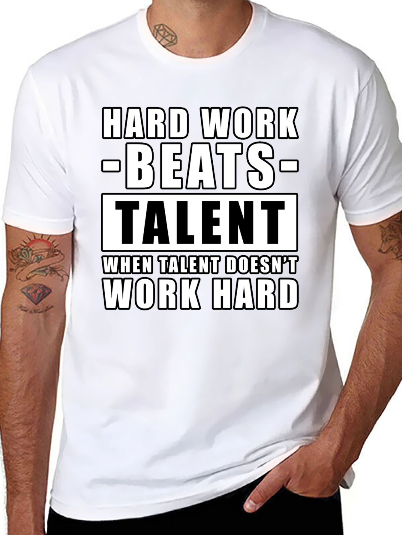 Hard Work Beats Talent Graphic Tee