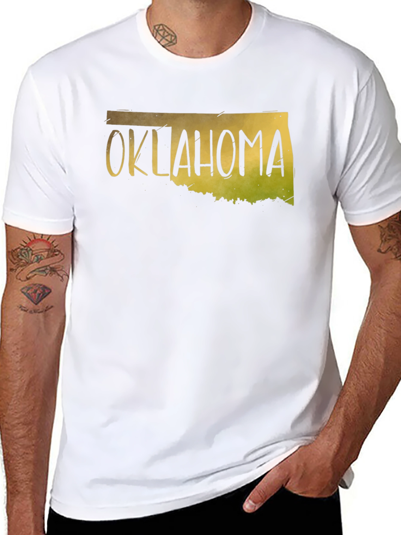 Oklahoma State Pride Graphic Tee - Black