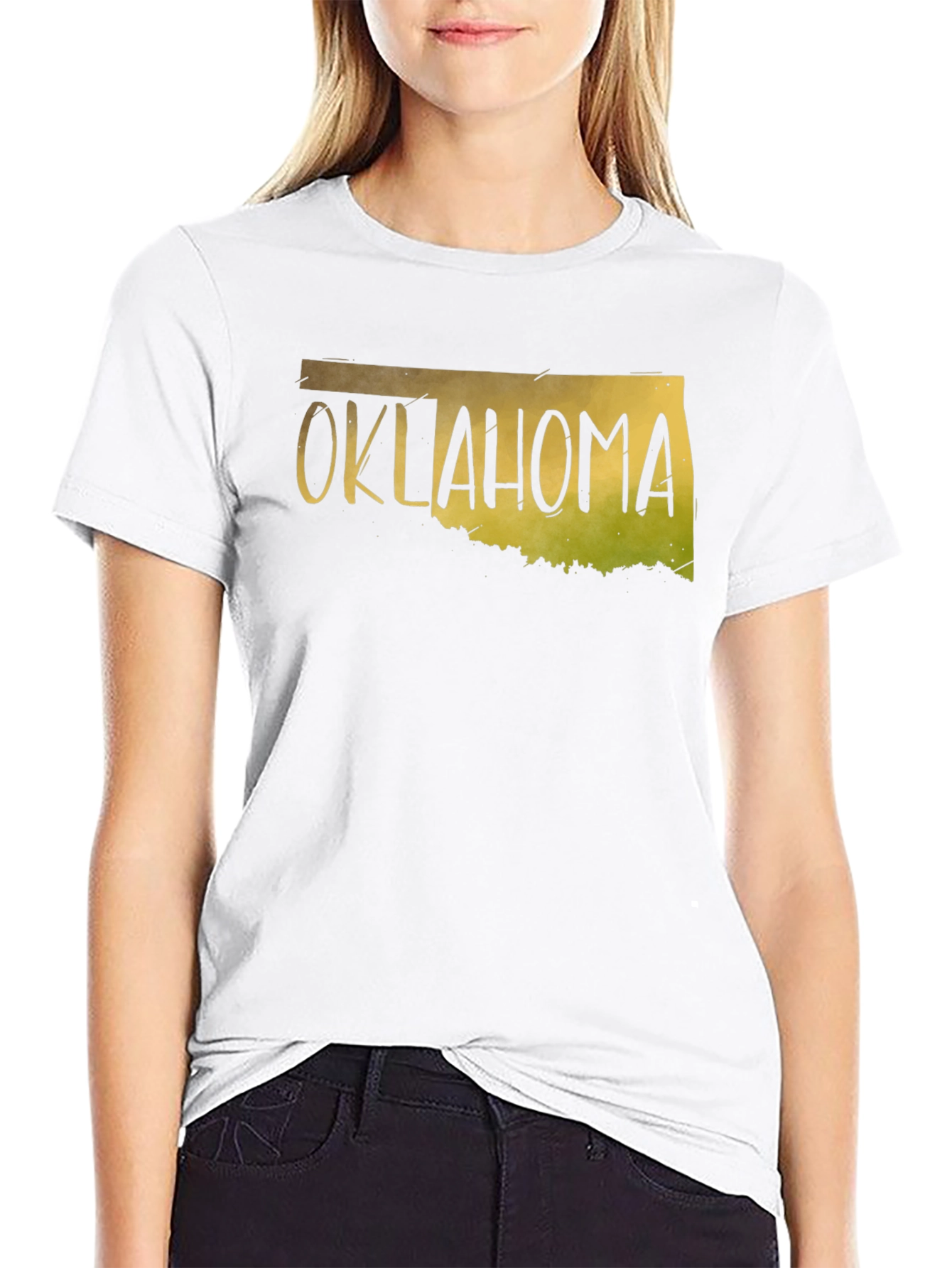 Oklahoma State Pride Graphic Tee - Black