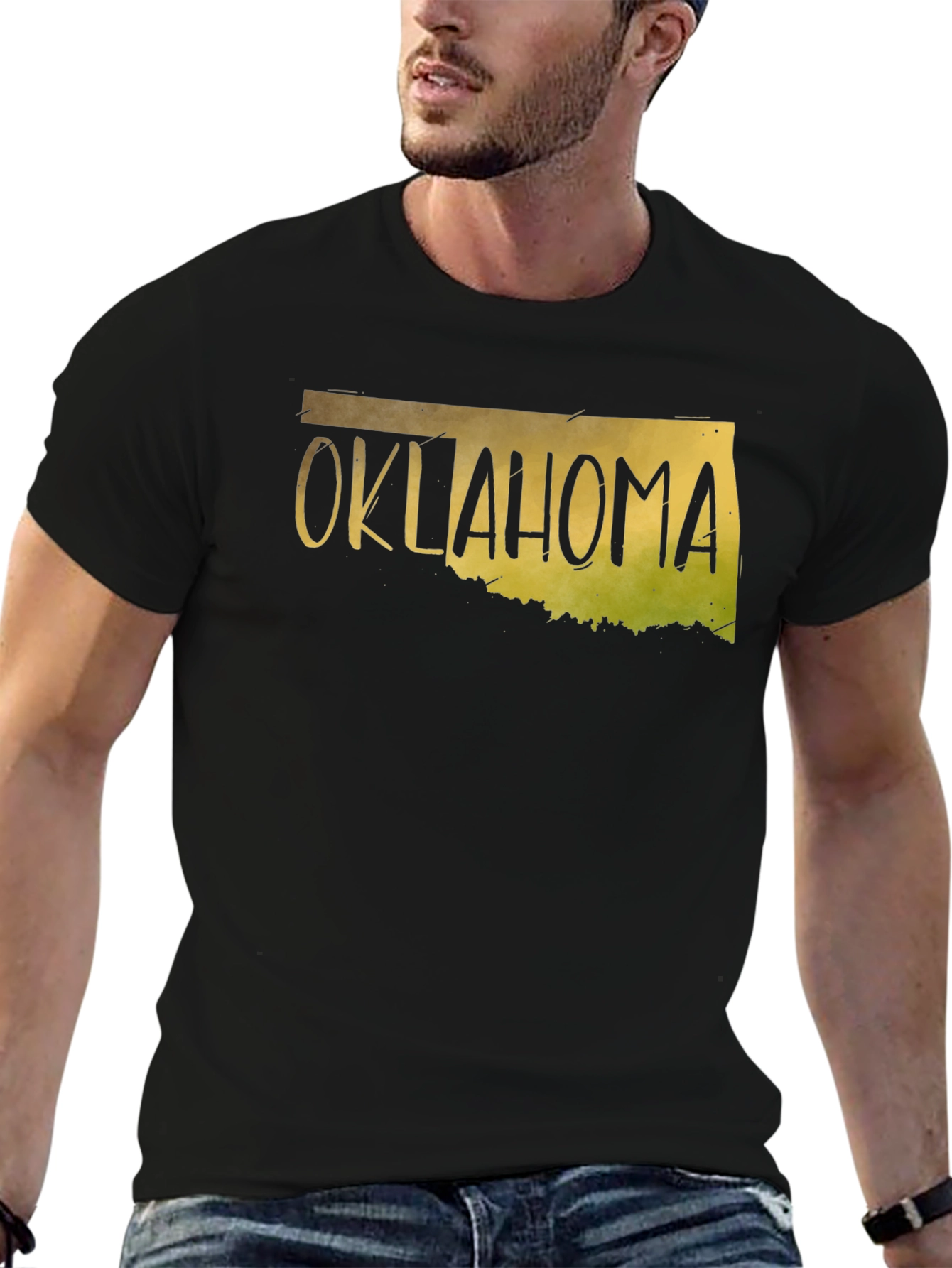Oklahoma State Pride Graphic Tee - Black