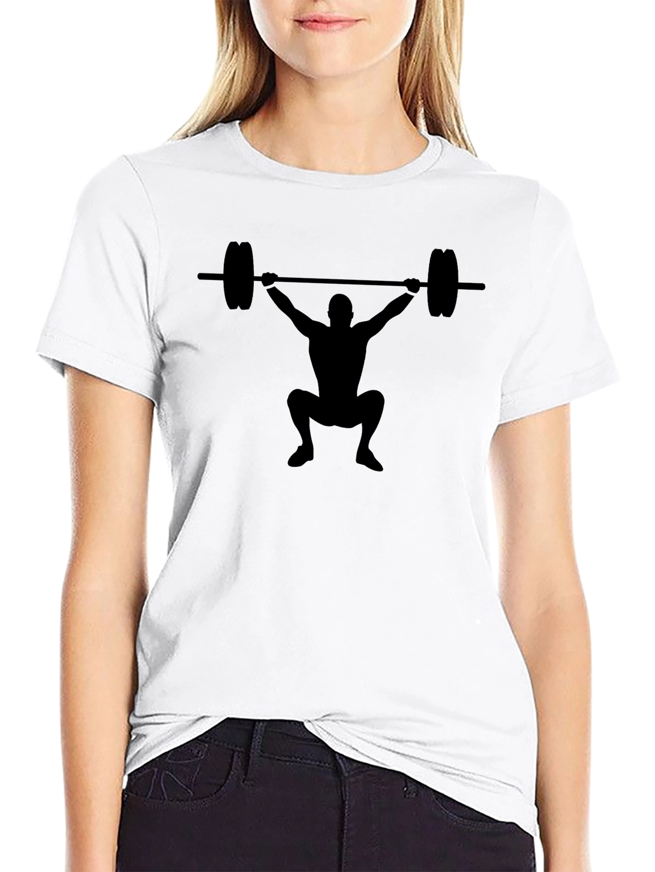 Weightlifting Graphic Tee - Black Unisex T-Shirt