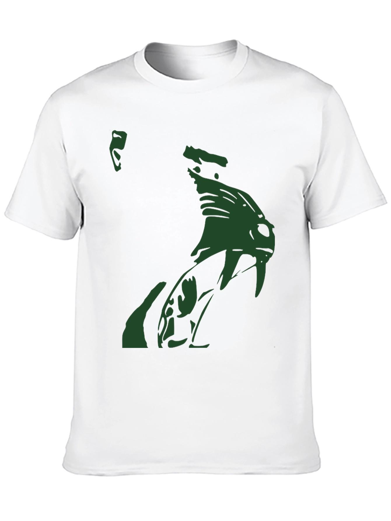 Venomous Green Snake Graphic T-Shirt