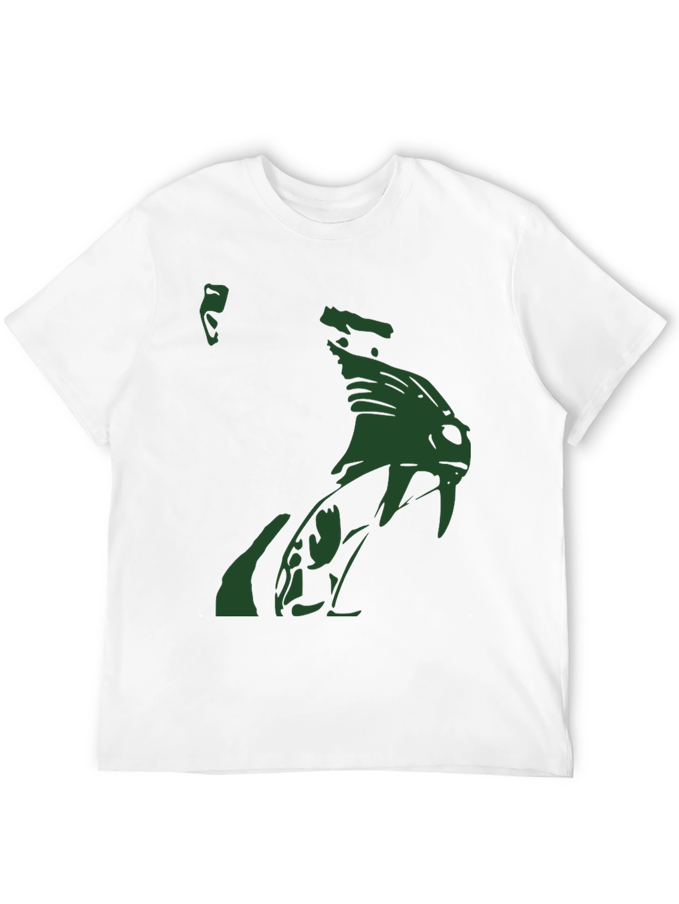 Venomous Green Snake Graphic T-Shirt