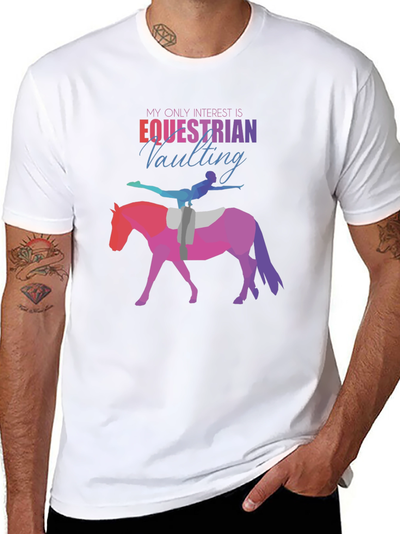 Equestrian Vaulting Graphic Tee