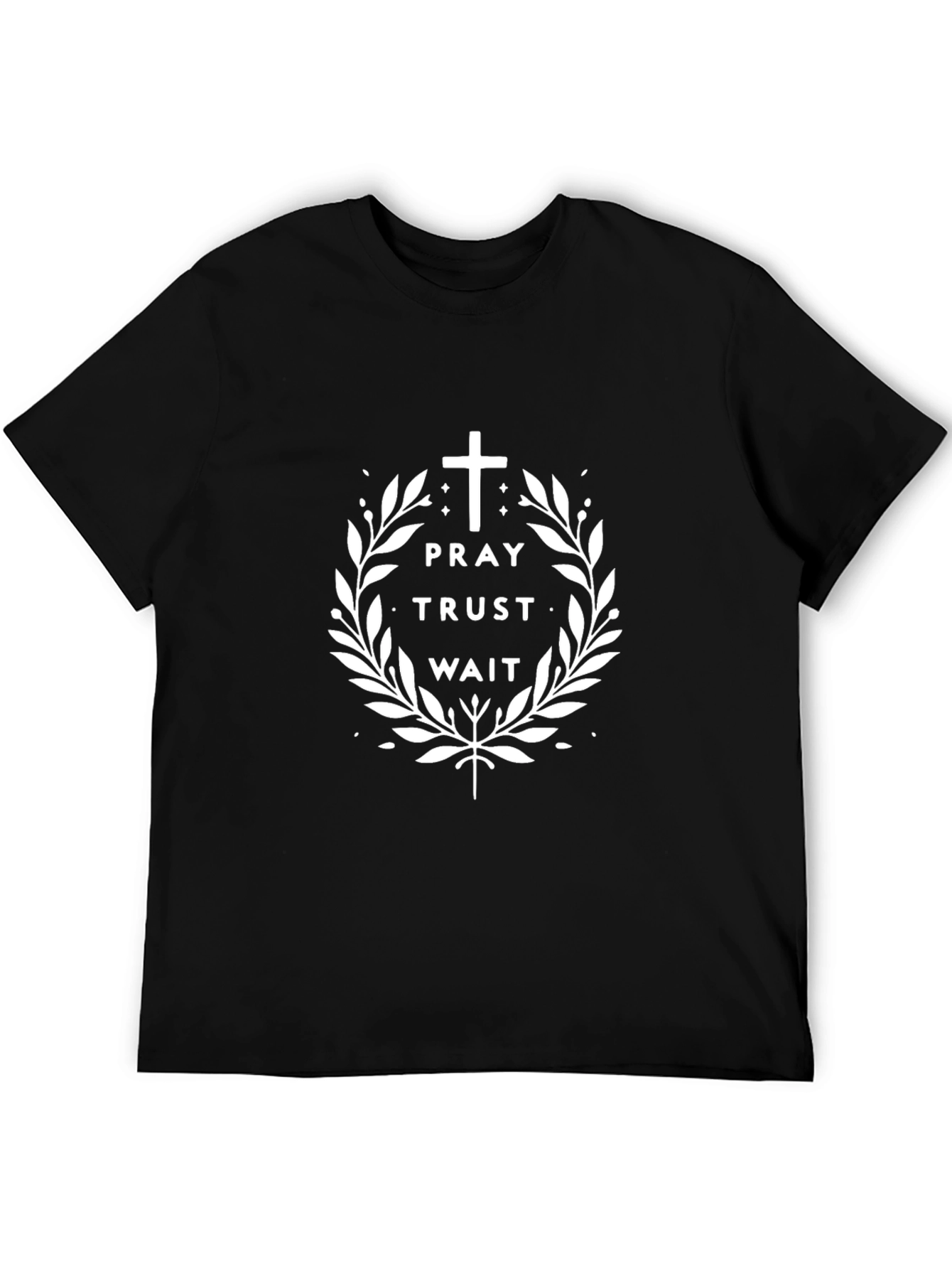 Pray Trust Wait Graphic T-Shirt