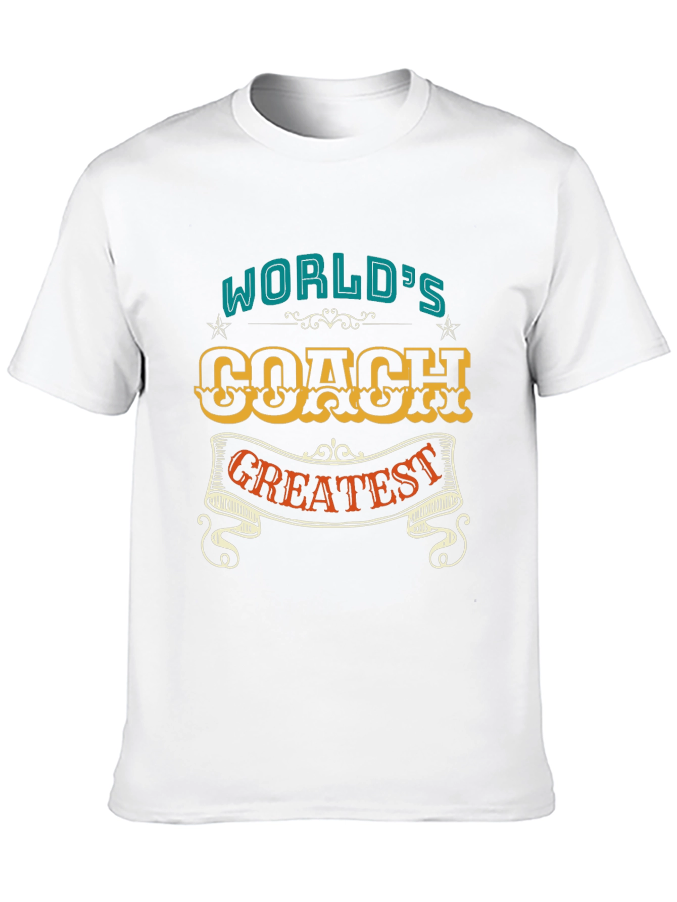 Worlds Greatest Coach T-Shirt - Premium Design