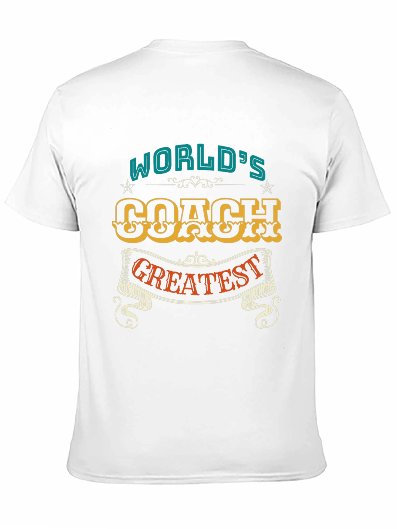 Worlds Greatest Coach T-Shirt - Premium Design