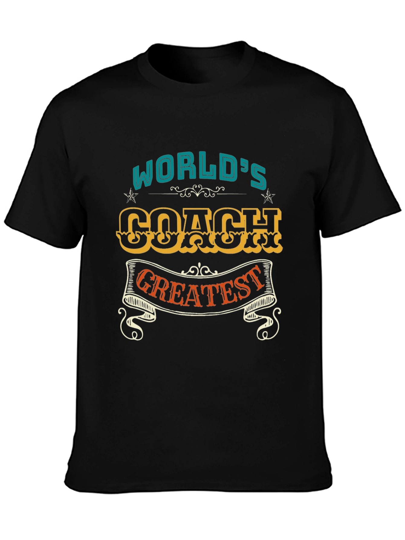 Worlds Greatest Coach T-Shirt - Premium Design