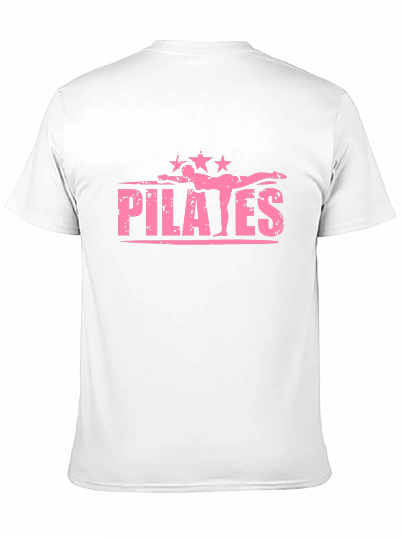 Pilates Graphic Tee - Fitness Inspired Black T-Shirt