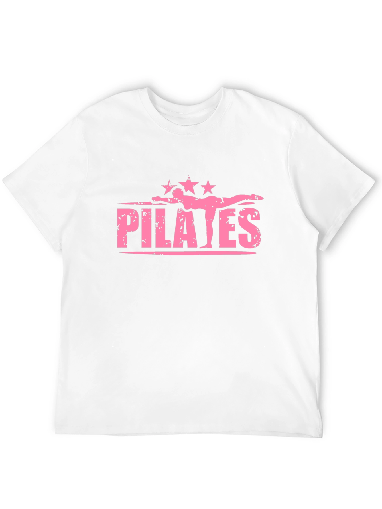 Pilates Graphic Tee - Fitness Inspired Black T-Shirt