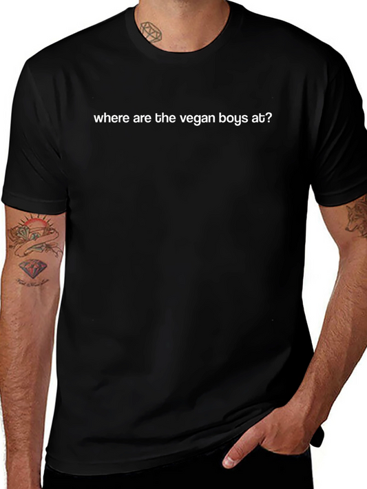 Vegan Boys T-Shirt - Black Short Sleeve