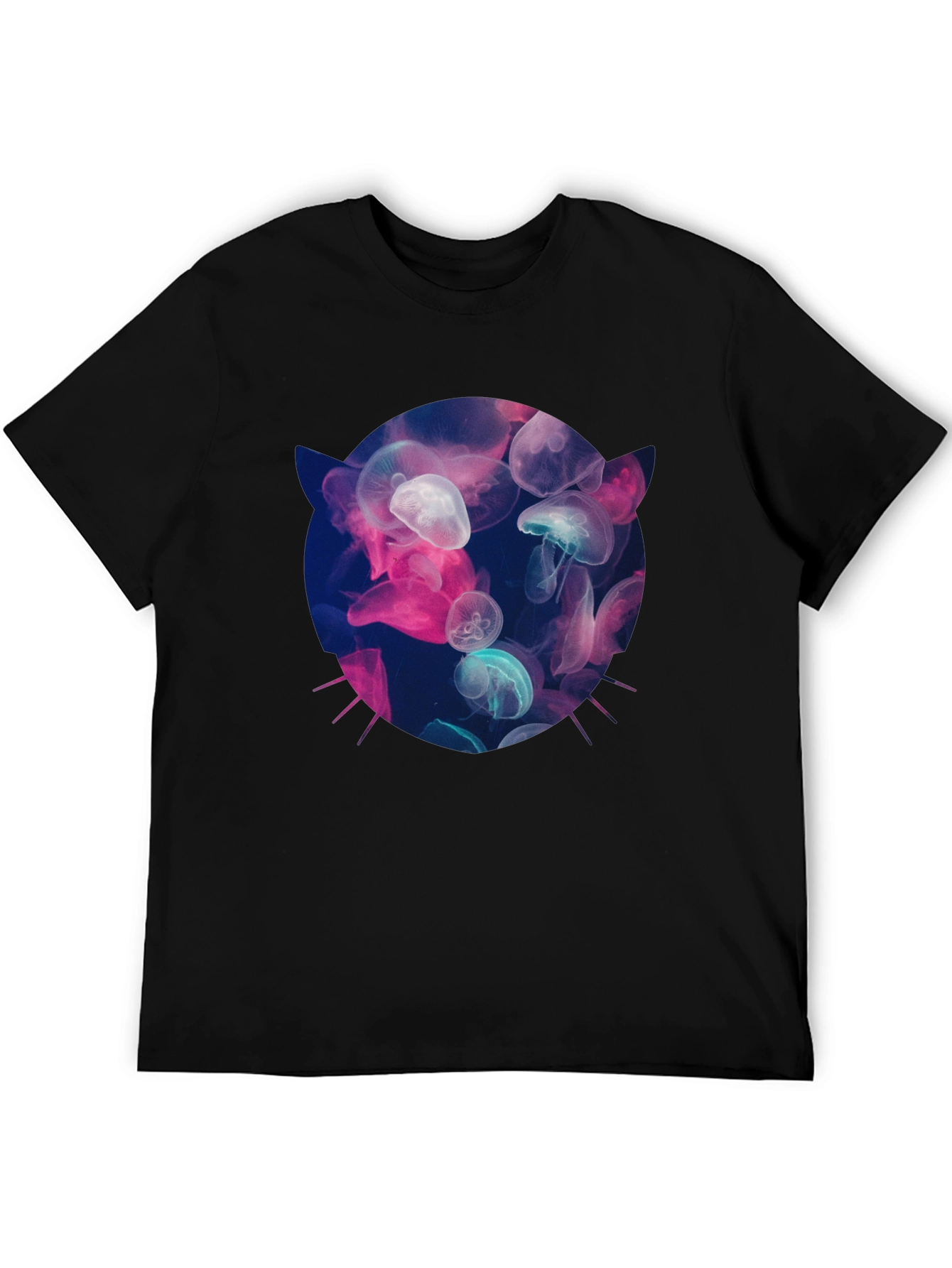 Jellyfish Cat T-Shirt - Unique Graphic Tee