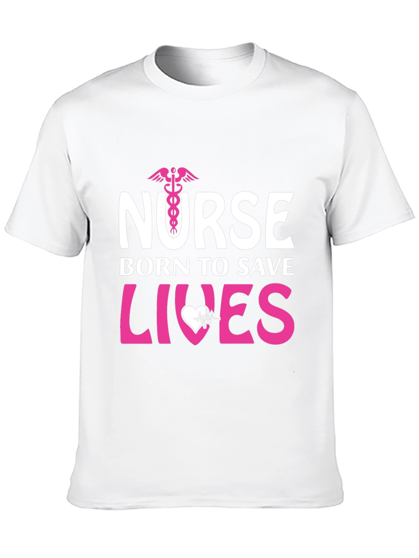 Nurse Born to Save Lives Graphic T-Shirt