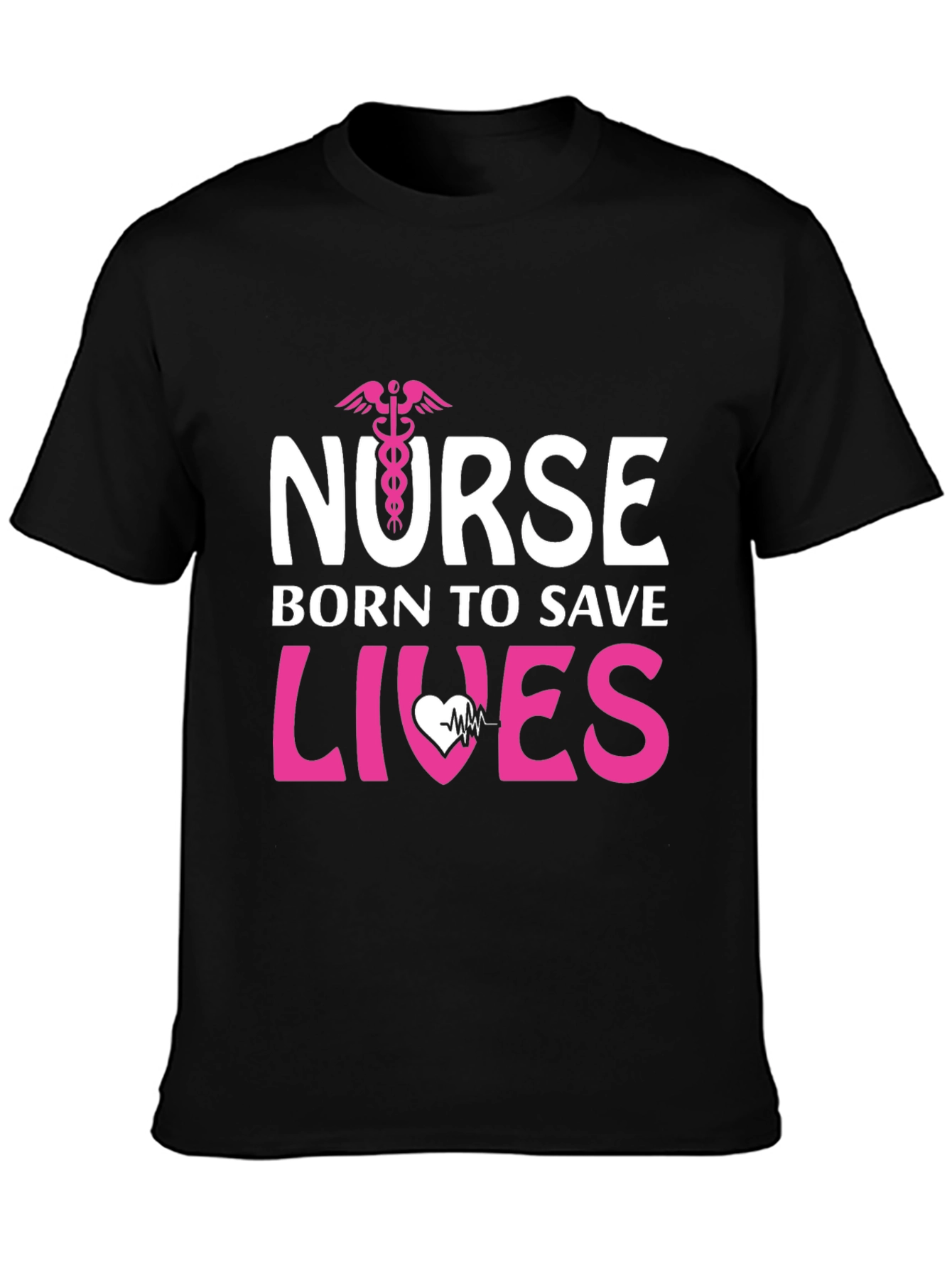 Nurse Born to Save Lives Graphic T-Shirt