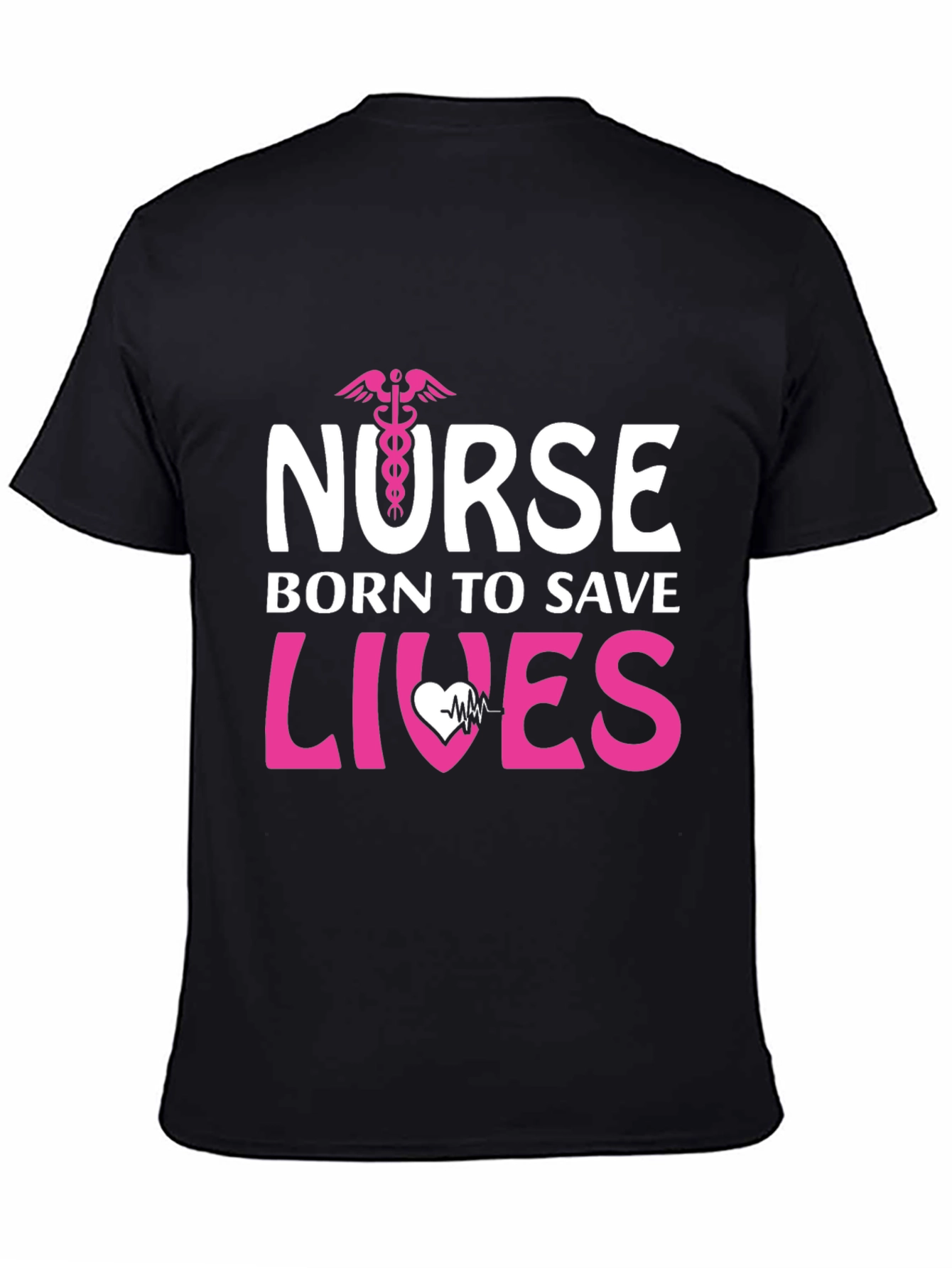 Nurse Born to Save Lives Graphic T-Shirt