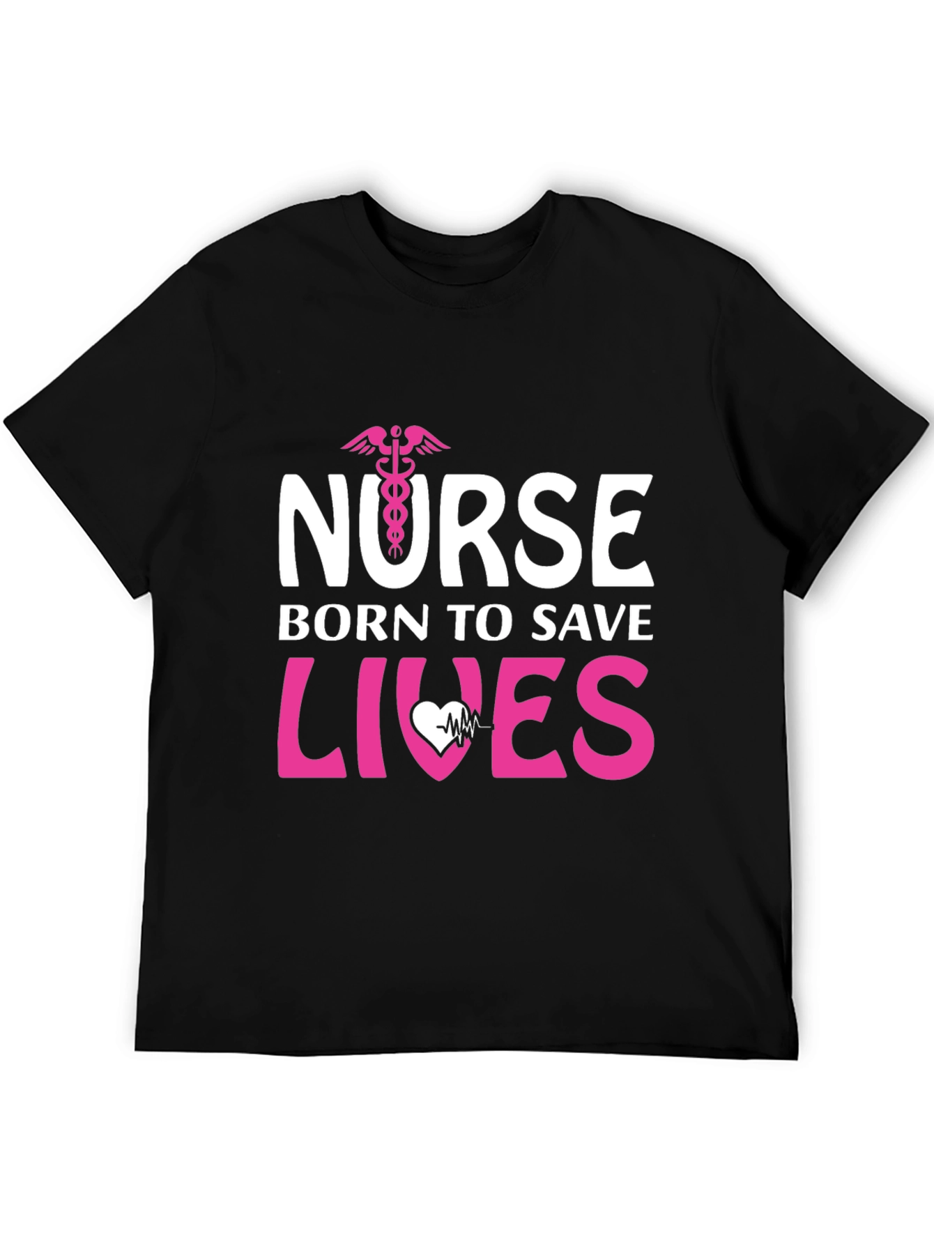 Nurse Born to Save Lives Graphic T-Shirt