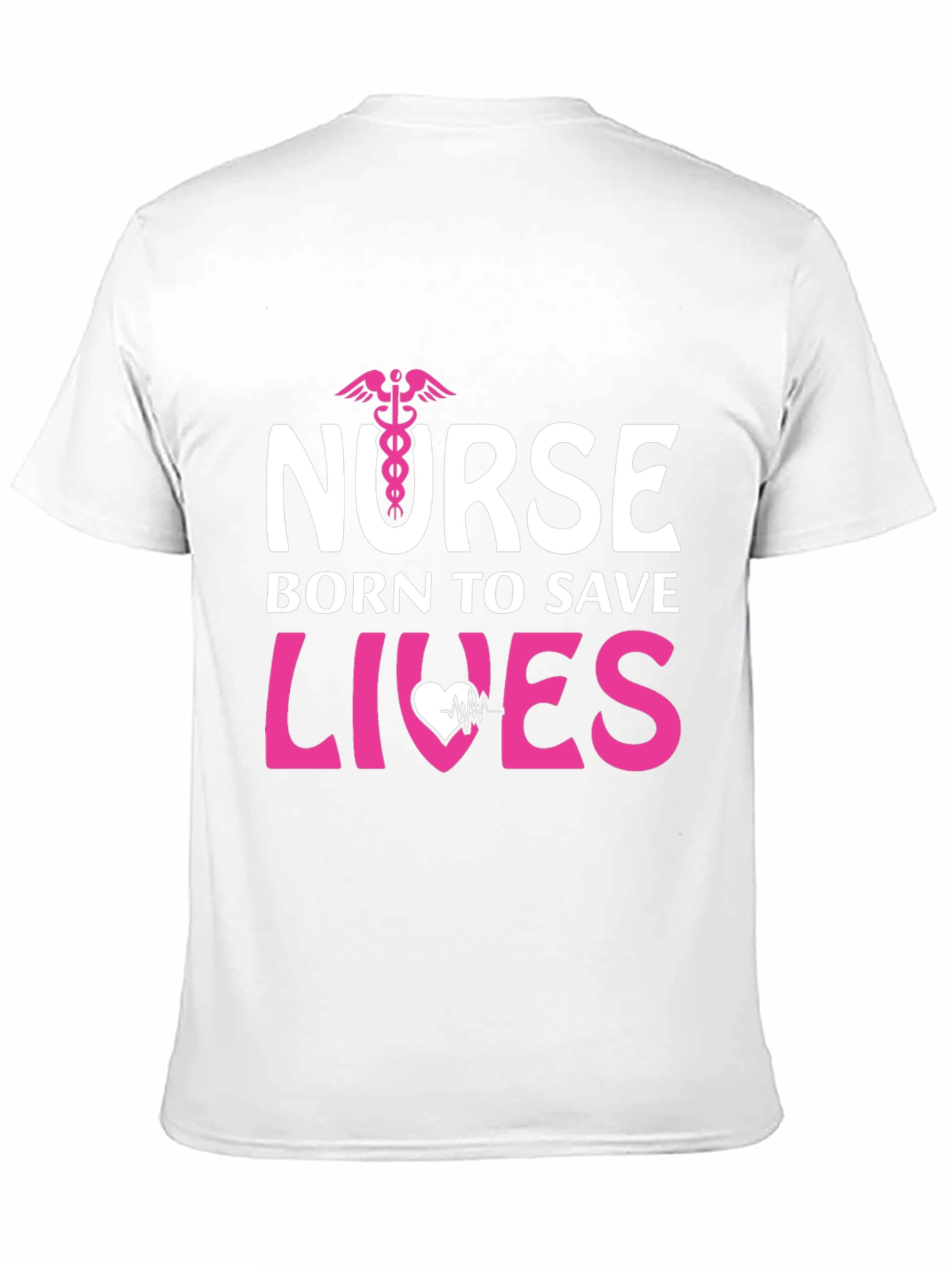 Nurse Born to Save Lives Graphic T-Shirt