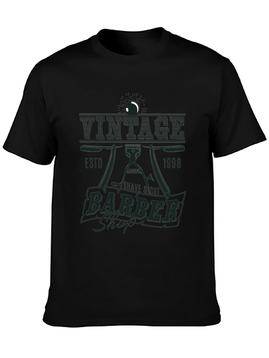 Vintage Barber Shop T-Shirt - Est. 1998