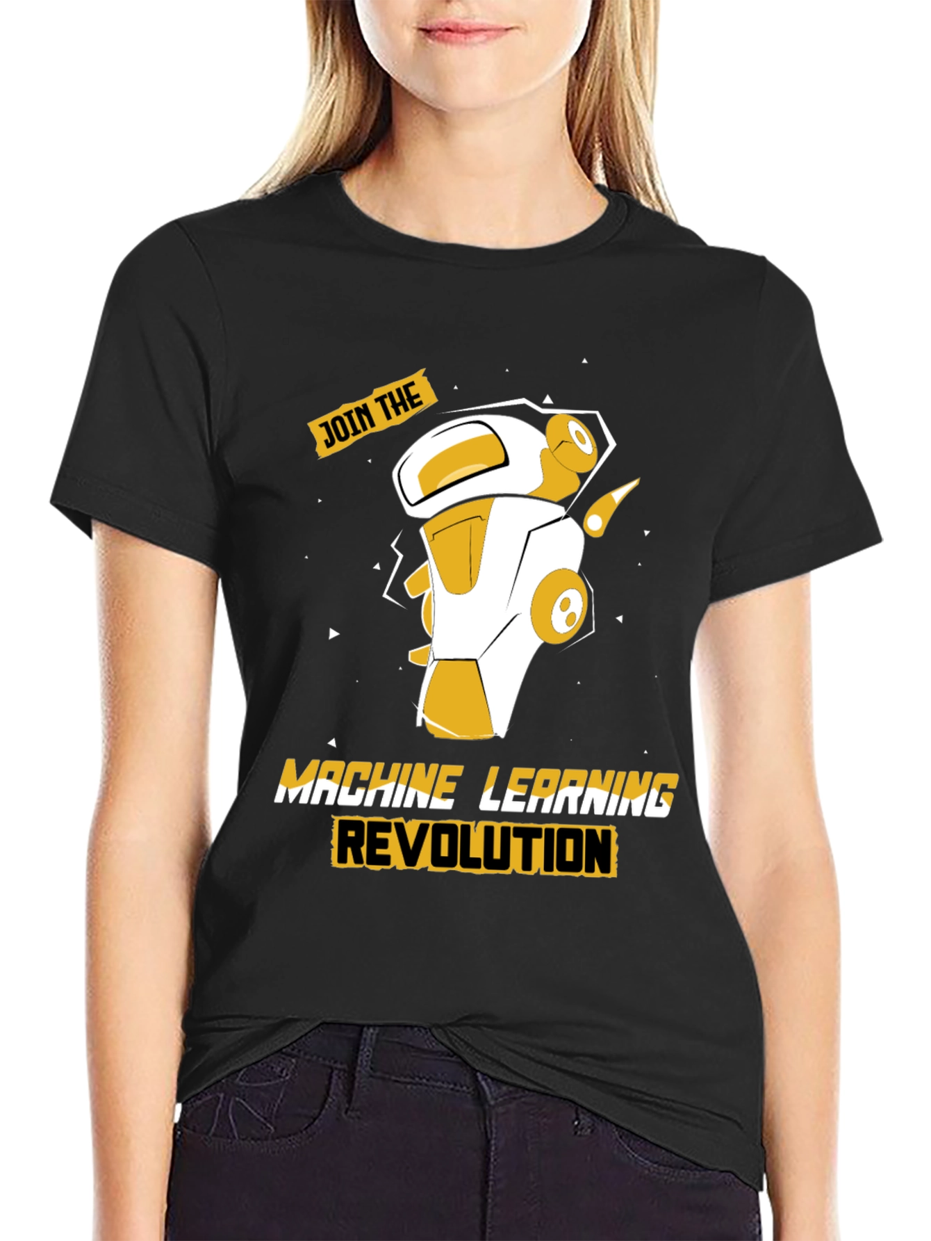 Machine Learning Robot Graphic Tee