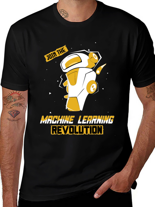 Machine Learning Robot Graphic Tee