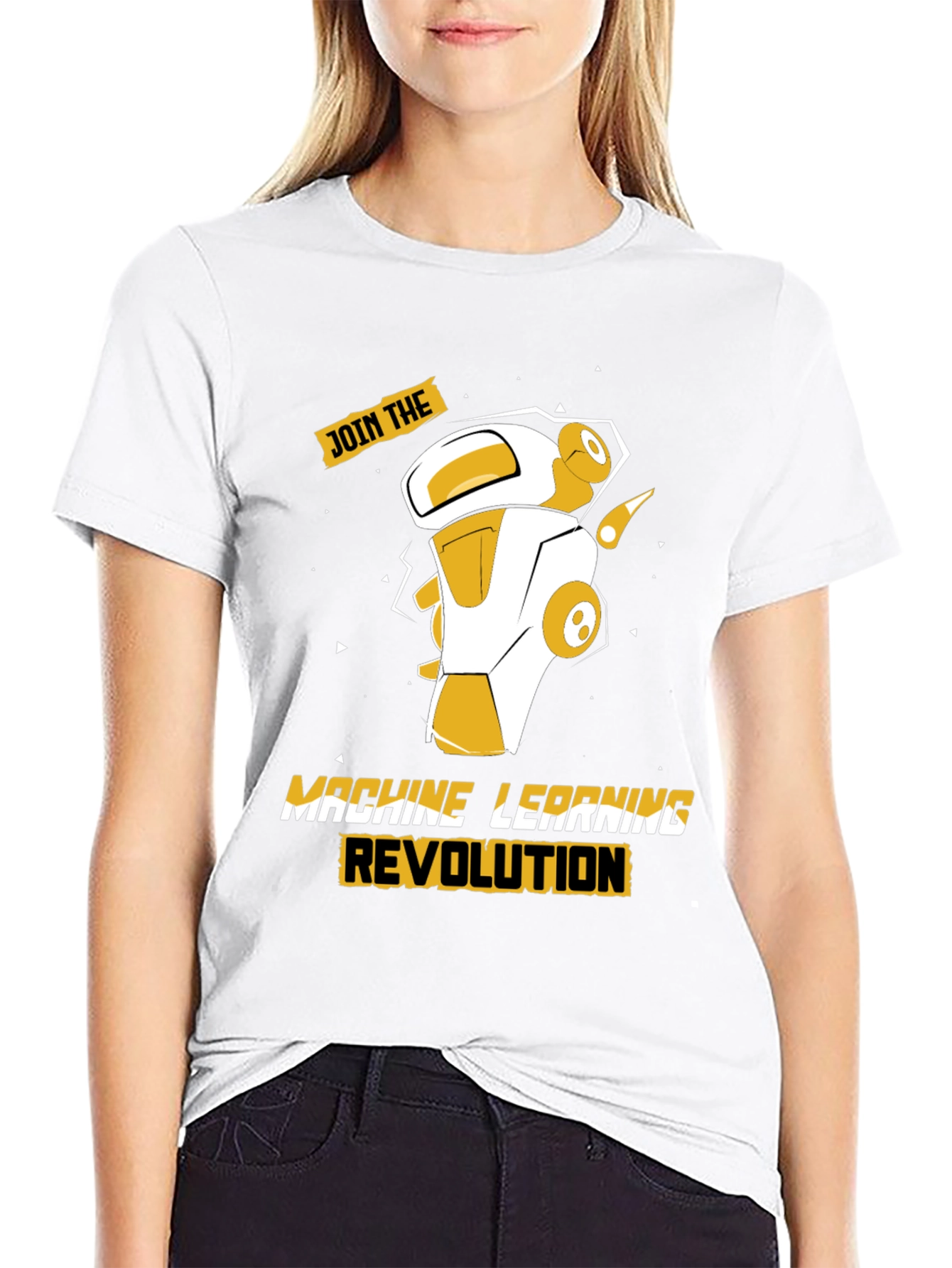 Machine Learning Robot Graphic Tee